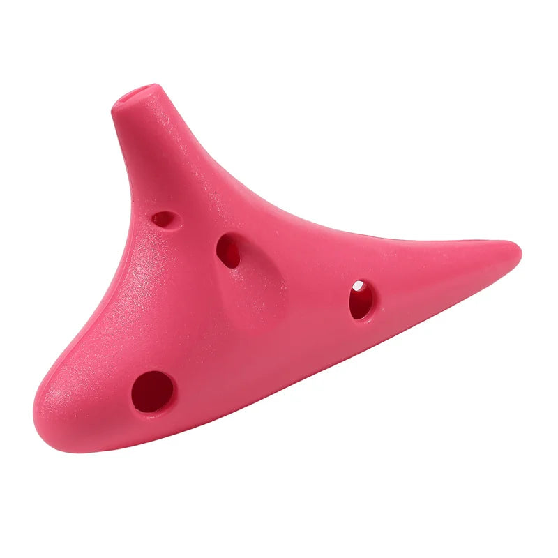 Ocarina Alto C Tuning en résine plastique pour adultes et enfants, flûte multicolore, 12 trous, nouveau