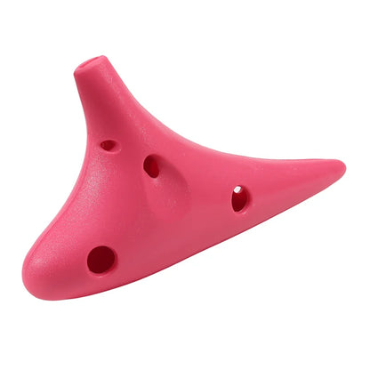 Ocarina Alto C Tuning en résine plastique pour adultes et enfants, flûte multicolore, 12 trous, nouveau
