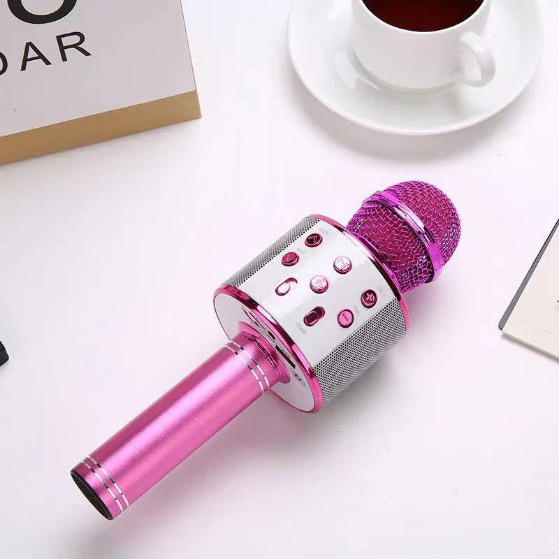 Karaoke Wireless Microphone Mic For Cell Mobile Phone Do Singing Bluetooth Condenser Mikrofon Blutooth Smartphone Micro DJ Audio