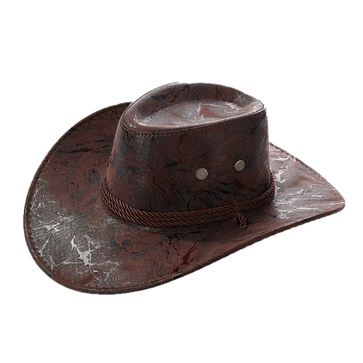 Nouveau chapeau de cowboy occidental vintage pour homme, dame gentleman, cow-girl, avec bord large en cuir, cloche, chapeau d'église, Sombrero Hombre