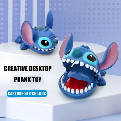 Stitch Biting Finger Toy Interactive Desktop Game Cute Alien Prank Gadget for Kids Family Parent Child Bonding Fun Party Favor