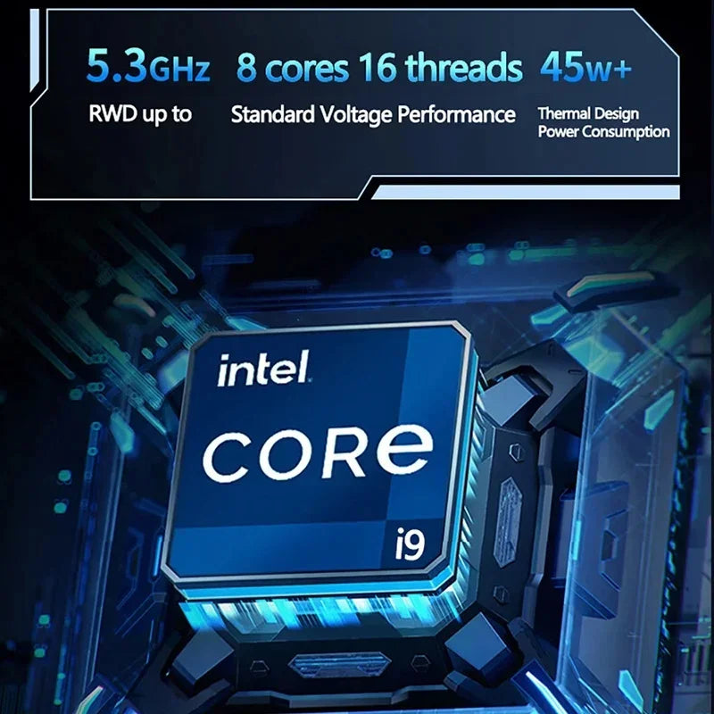 15,6 inch Intel Core i9-12900H pulgadas ordenador portátil Windows 11 Po 2 * DDR4 2 * M.2 SSD Ultrabook WIFI5 BT