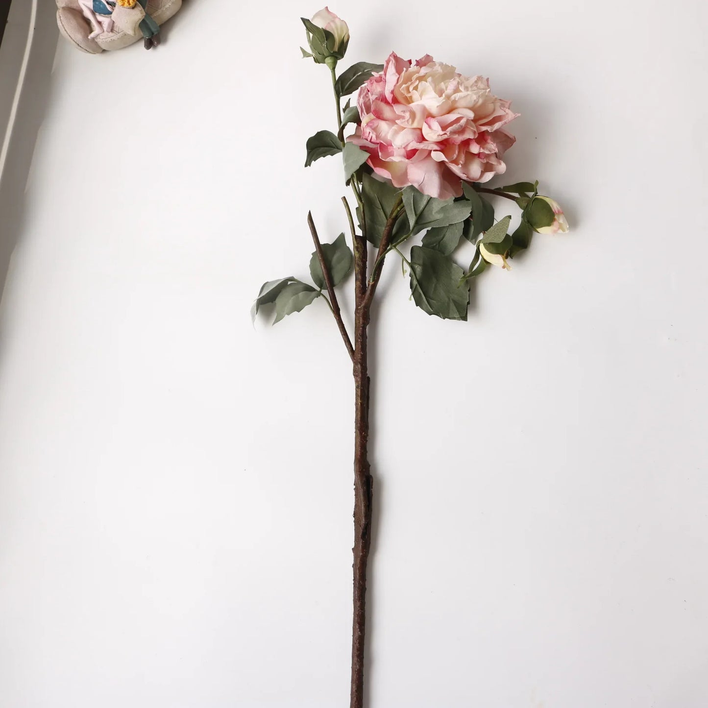 Grand Bouquet de pivoines blanches haut de gamme, fleurs artificielles pour décoration de mariage, de maison, fausses fleurs pour le nouvel an, décorations d'automne