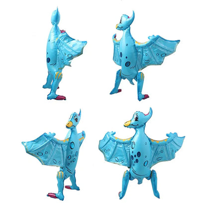 3D Self standing Dinosaur Tyrannosaurus Animal Balloons for Birthday Party Baby Shower Decoration Kit Inflatable Party Supplies