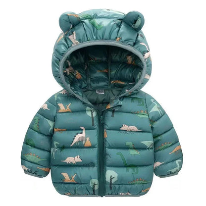 Manteaux d'automne pour filles, doudounes chaudes pour bébés, vestes à capuche, vêtements d'extérieur pour enfants, manteaux à la mode pour garçons, vêtements mignons 1-5 ans