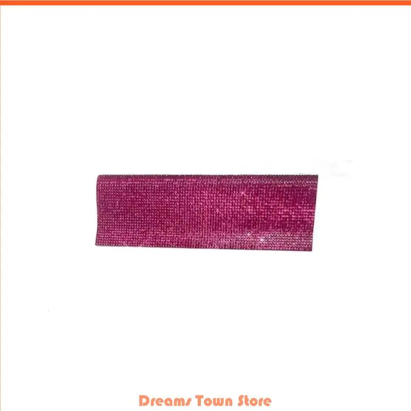 Decorative protective cover for microphone, adorned with rhinestones and sequins, compatible with 90% of portable wireless microphones used in KTVs and bars.