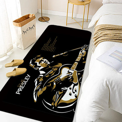 Rug for Bedroom E-Elvis Room Decorating Items Bathroom House Entrance Mat Living Room Floor Carpet Home Decorations Bathmat