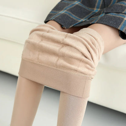 Legging taille haute élastique en velours pour femme, collant chaud, épais, en molleton, décontracté, résistant, slim, Sexy
