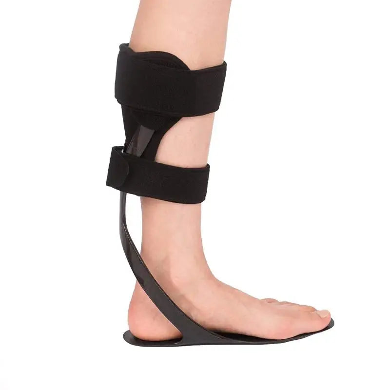 Orthèse en fibre de carbone pour le traitement du pied tombant suite à un AVC, une hémiplégie, un patient âgé ou souffrant de stréphendopodie, soutien de la cheville, 1 pièce.