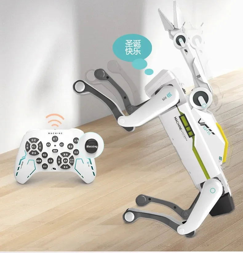 Teeggi électrique RC Robot Intelligent chien avec pince multifonction RC mécanique chien jouet éducatif bionique Robot Intelligent jouet cadeau