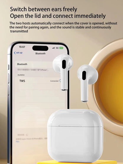 Écouteurs Bluetooth sans fil Air Pro True avec réduction de bruit ANC, casque sans fil de type Pods, pour iPhone et Android