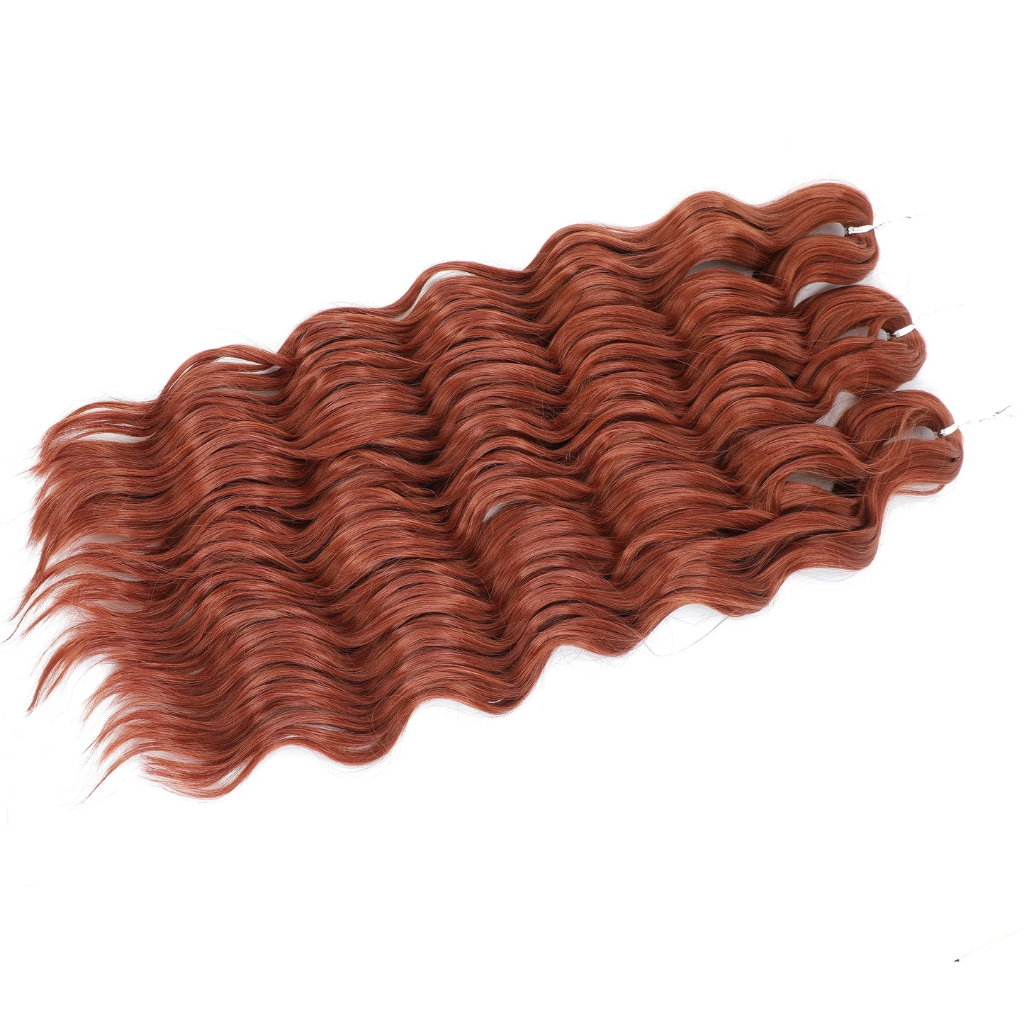 24Inch Crochet Hair Synthetic Braiding Hair Extensions Water Wave Ombre Rainbow color Fake Hair ANNA Deep Wave Curly Hair