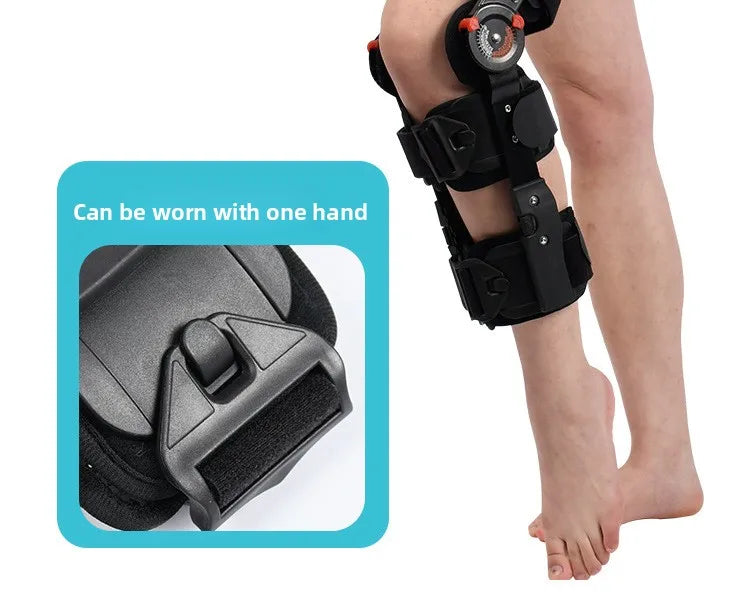 Support de fixation réglable des articulations du genou, pour la fracture des jambes, la fracture des os du genou, protection du genou pour la rééducation du ménisque