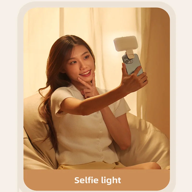 Lampe LED de poche pour Selfie, pour IPhone, IPad, téléphone portable, ordinateur portable, Clip, remplissage Flash, vidéo, Photo, lampe de photographie