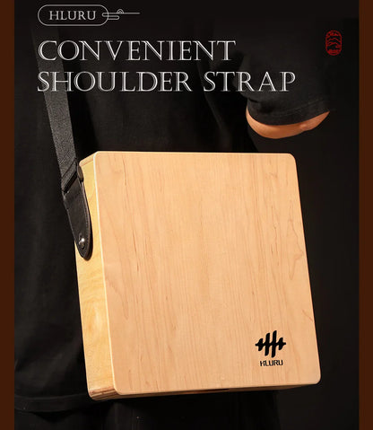 Hluru tambour Cajon en bois pour Trave boîte Portable tambour tambour à main tambour de Bango Instrument de musique