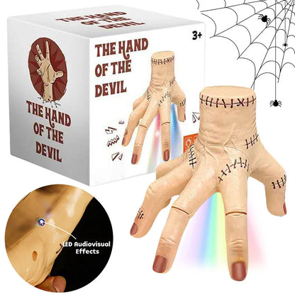 Main de la Chose pour Halloween, avec lumière électrique, rampant, figurine de cosplay d'horreur, accessoires de décoration pour maison et bureau