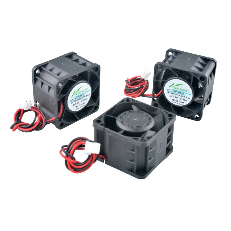 ACP4028 4cm 40mm fan 40x40x28mm DC5V/12V/24V 2pin Axial flow fan cooling fan for 1U 2U power server