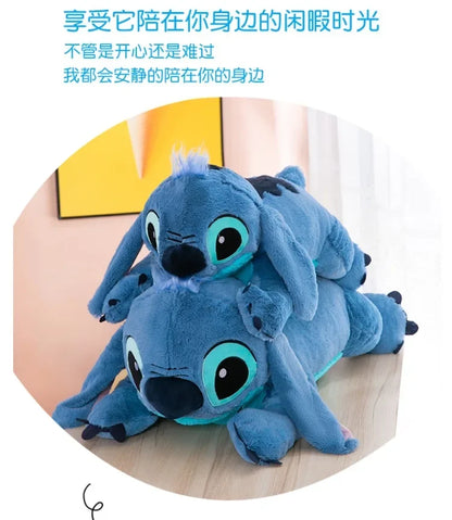 Peluche Stitchou de 100 cm, grande taille, oreiller long, jouet pour fille, jambes serrées, cadeau d'anniversaire pour enfant