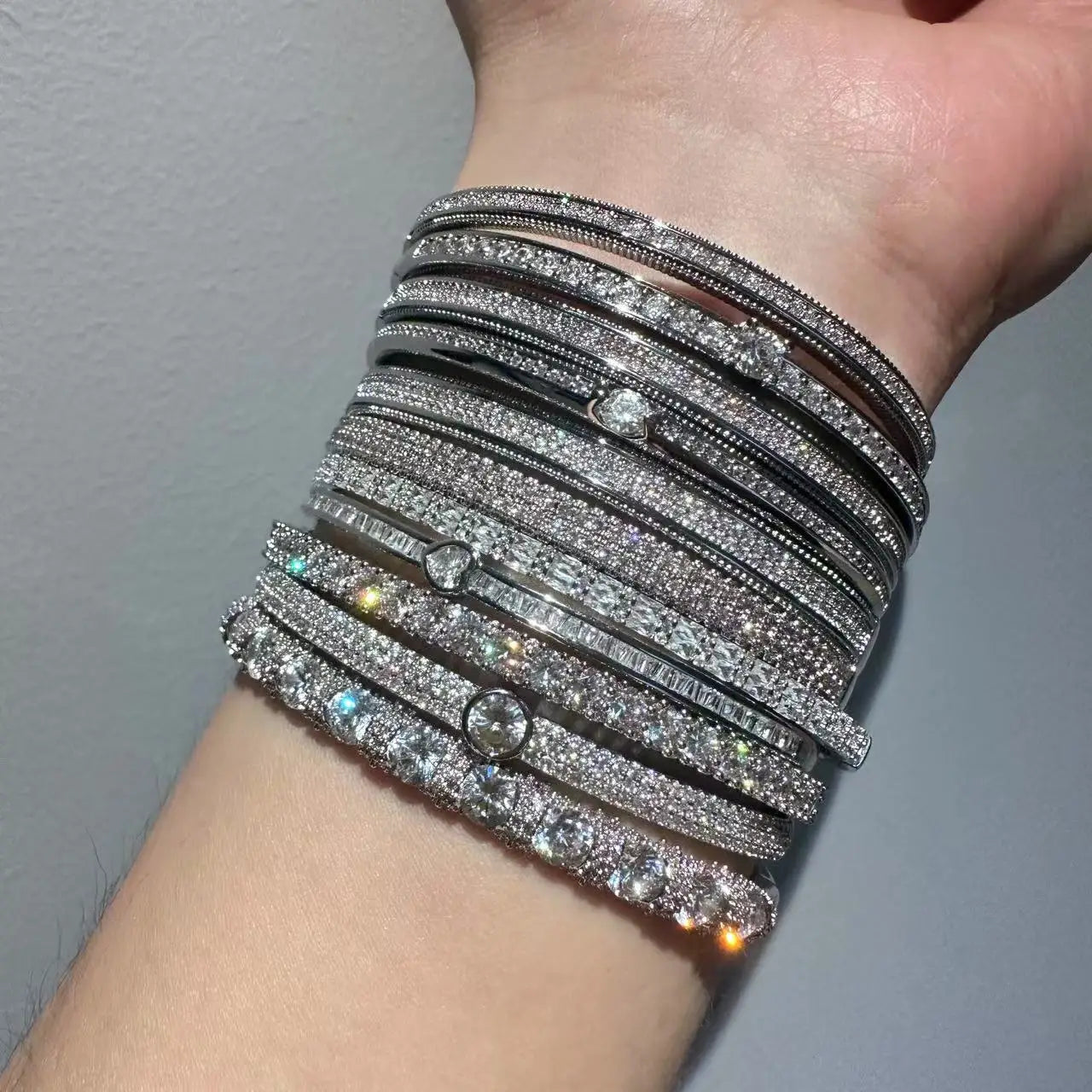 Bracelet en argent Sterling S925 pour femmes, minimaliste, lisse, hypoallergénique, bijoux, cadeau pour amis, saint-valentin, livraison gratuite