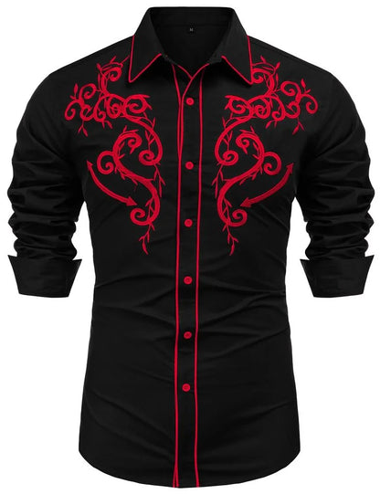 Western Denim Men's Shirt Comfortable and Soft Men's Clothing Long Sleeve Shirt Daily Wear Denim Shirt Fashion Button Design