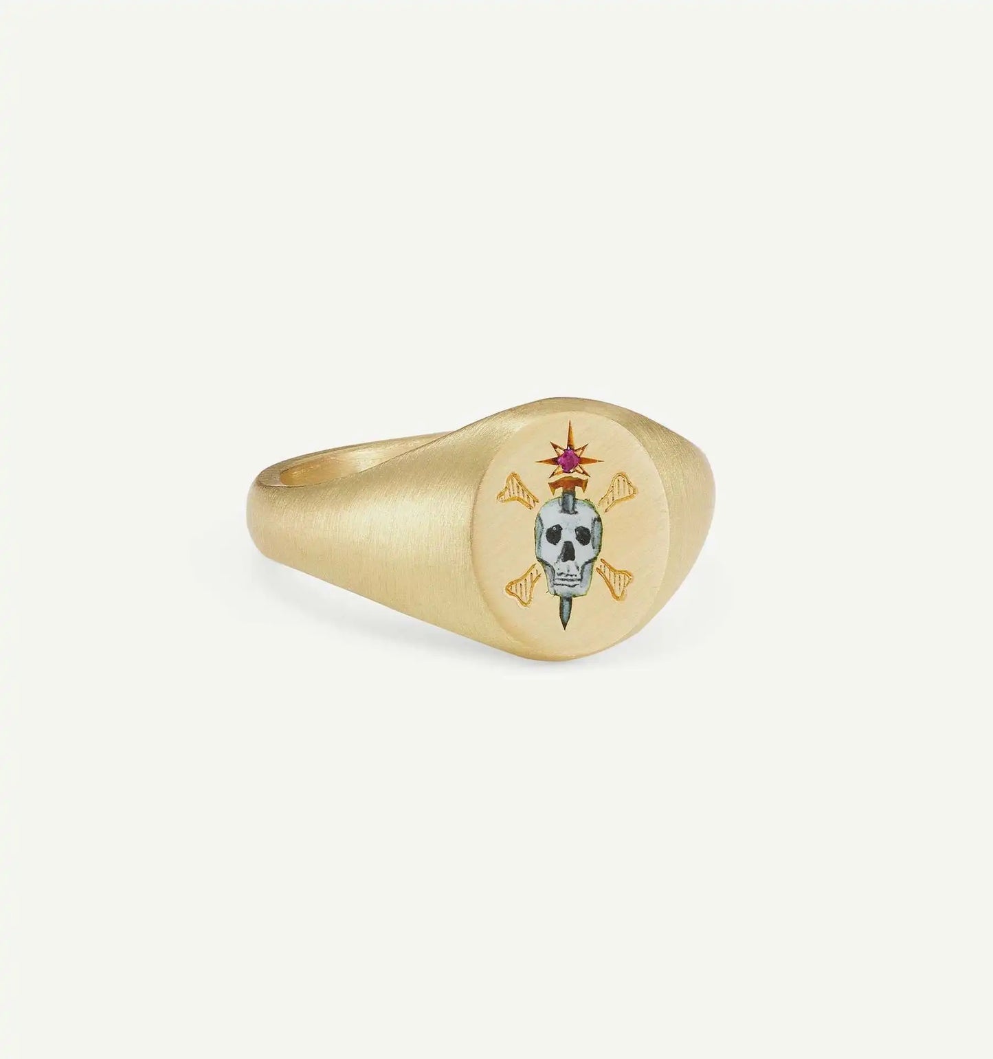 Fashionable and popular stainless steel painted ring, for Valentine's Day, Lion, Mermaid, Love, gold plated, women's jewelry, тильц®