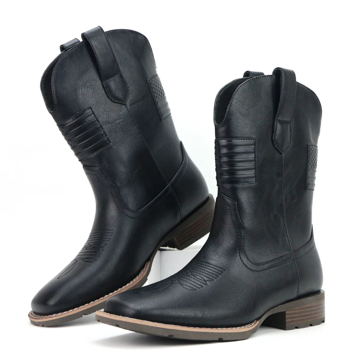 Men's Boots Personalized Design Fashionable Western Cowboy Boots