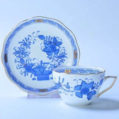 Tasse classique et panier de fleurs S/05 er, tasse à café, tasse à thé de l'après-midi, dessert, maison, tasse à boire, cadeau de la journée de Léon