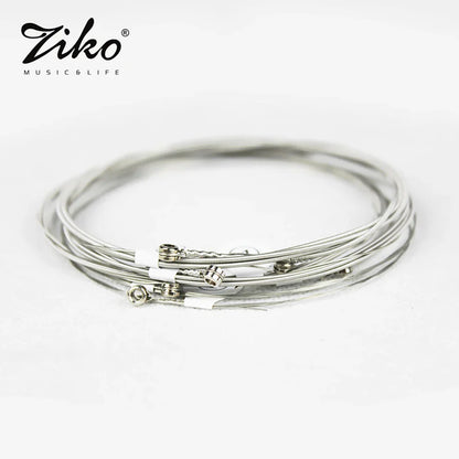 10 jeux de cordes de guitare électrique série Ziko DN, noyau Hexagonal, enroulement en alliage nickelé 009-042/010-046, vente en gros