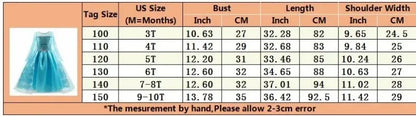 Elsa Costume for Girls 2024 Carnival Party Snow Queen Luxury Cosplay Costume Birthday Party Outfit Elsa Princess 3-10Y Kid Dress