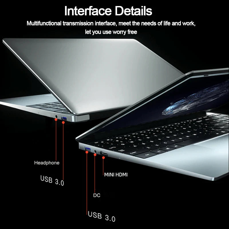 15.6 Inch Amd Ryzen Gaming Laptops Notebook Computer Fingerprint Portable Computers Gamer AMD Ryzen 7 2700U RX Vega10