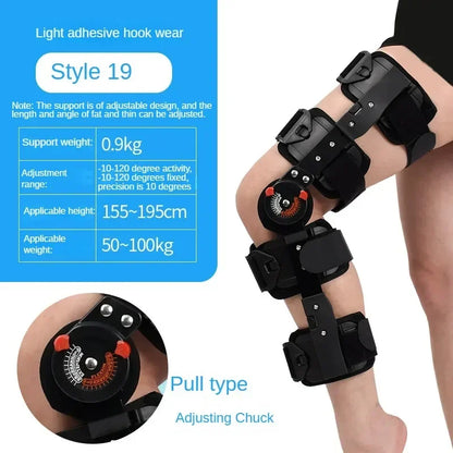 Orthèse de pied réglable pour le rinçage du genou, orthèse des membres inférieurs, protecteur de fracture, soutien des articulations des jambes, soins génitaux ligamentaires