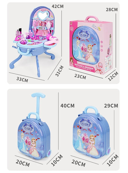 Play House Set Children's Dressing Table Toys For Girls From 6 to 10 Years Makeup Set For Girl Children's Nove Toy Birthday Gift