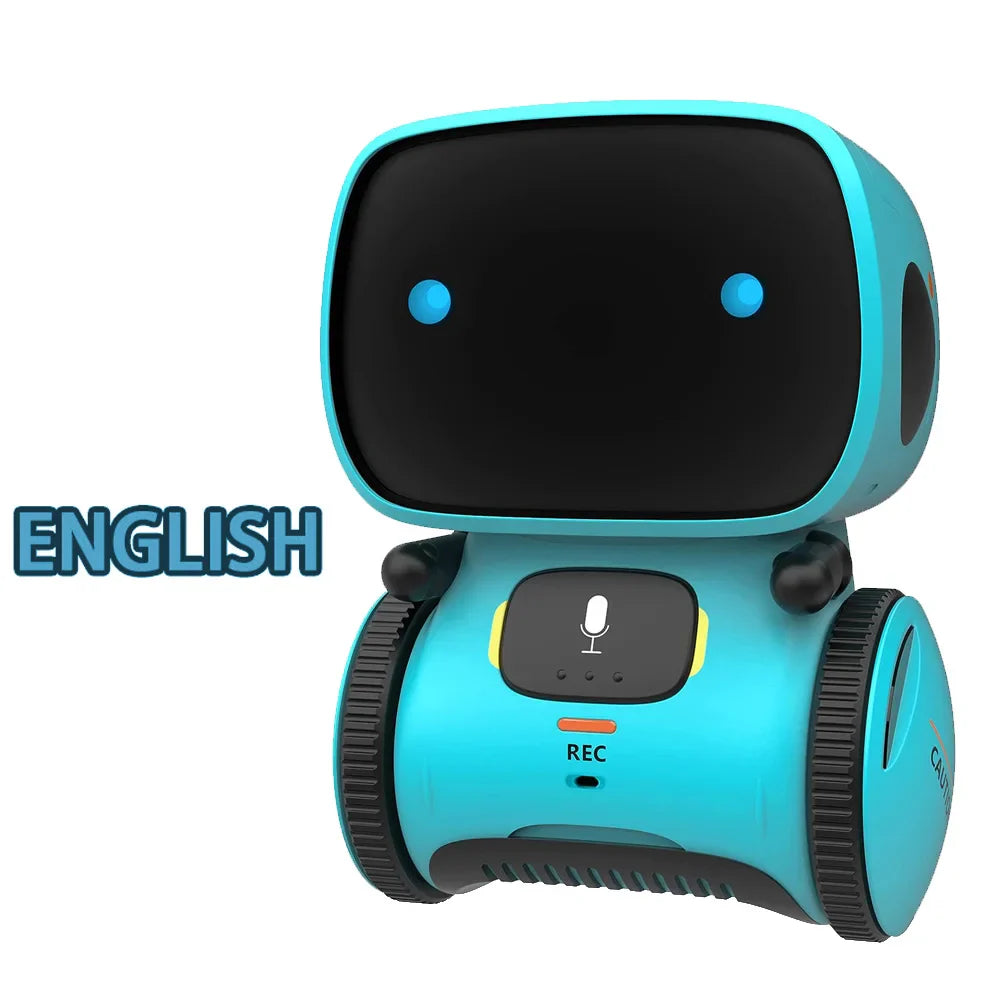 Robot jouet Robots intelligents Version russe, anglaise et espagnole jouets à commande vocale et tactile Robot RC éducatif interactif