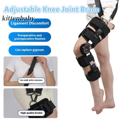 Stabilisateur de soutien orthopédique après chirurgie, genouillère articulée réglable, civière de Fixation des articulations du genou, stabilisateurs de récupération des jambes