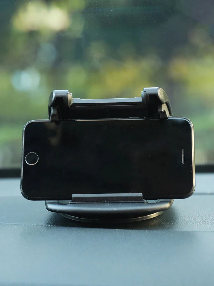 Cell Phone Holder For Car, Upgraded 360° Rotatable Phone Mount For Dashboard, Horizontal & Vertical Viewing Friendly Phone
