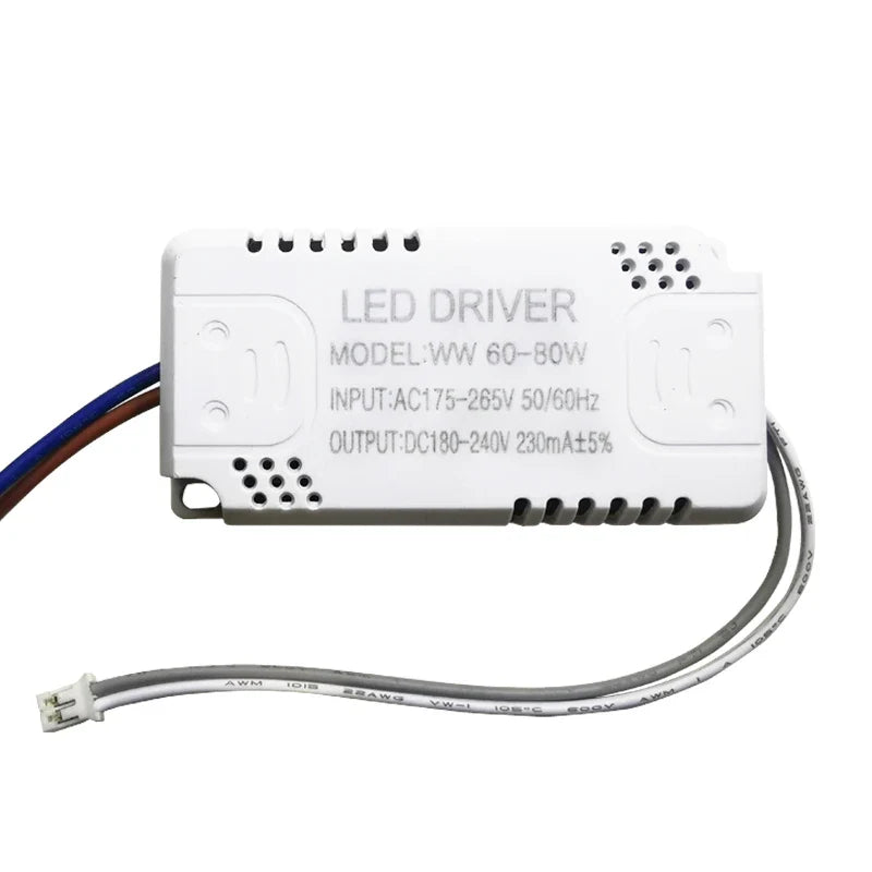 Pilote LED 230mA 8-24w 24-40w 40-60w 60-80w 80-120w 100-150w, pilote à courant Constant, unité d'alimentation, transformateur LED