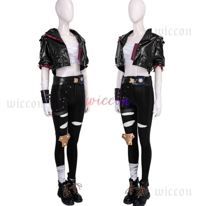Costume de cosplay LoL Arcane Vi, perruque, uniforme, chaussures, tenues, combinaison d'Halloween et de carnaval pour femmes et hommes, haute qualité