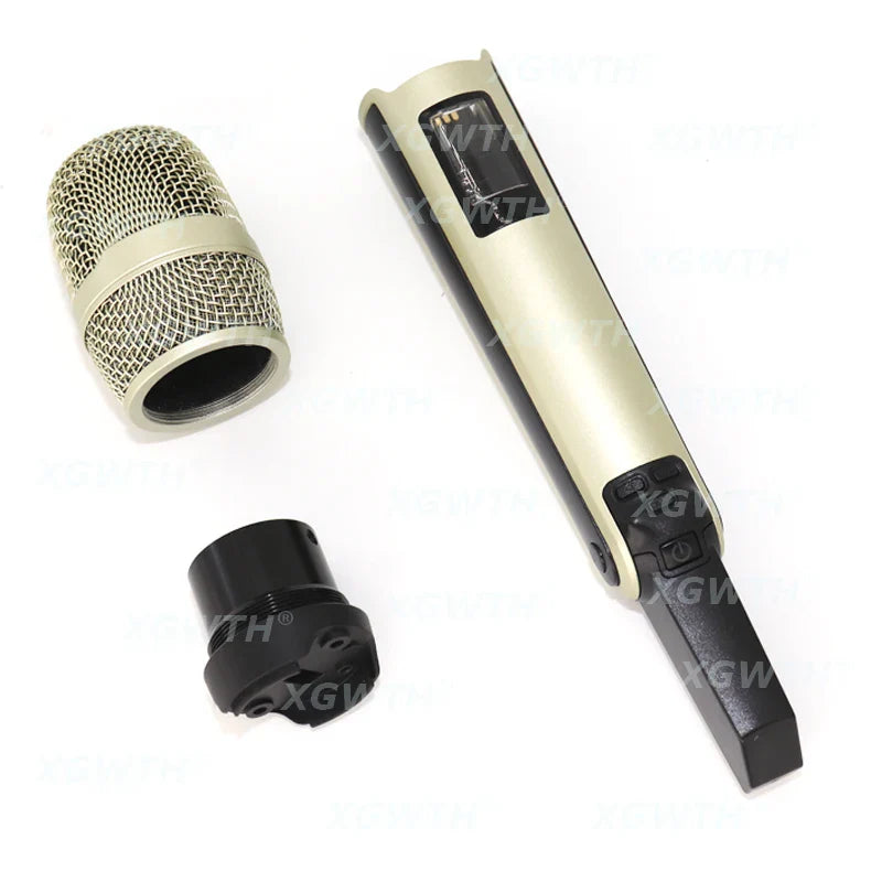 Réparation de remplacement pour Microphone portable sans fil UHF, couvercle SKM9000, boîtier de micro, Tube à tête sphérique en maille, accessoires de corps