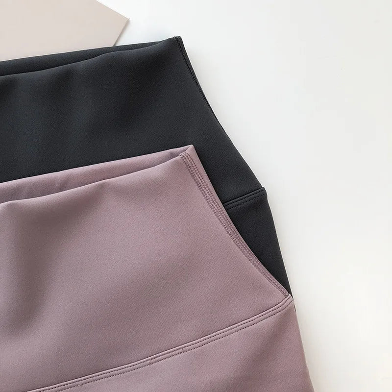 Women's Outdoor Leggings with Smile, Thermal Pants, Warm Fleece Lined Outfit, High Waist, Push Up, Running Leggings, Female Training Clothes, Winter
