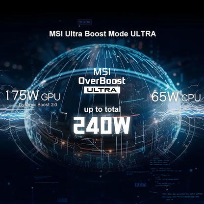 2025 MSI Vector 16 HX AI Gaming Laptop 16 Inch 2.5K 240Hz IPS Screen Notebook Ultra 9-275HX 64GB 4TB RTX5080 Netbook Computer PC