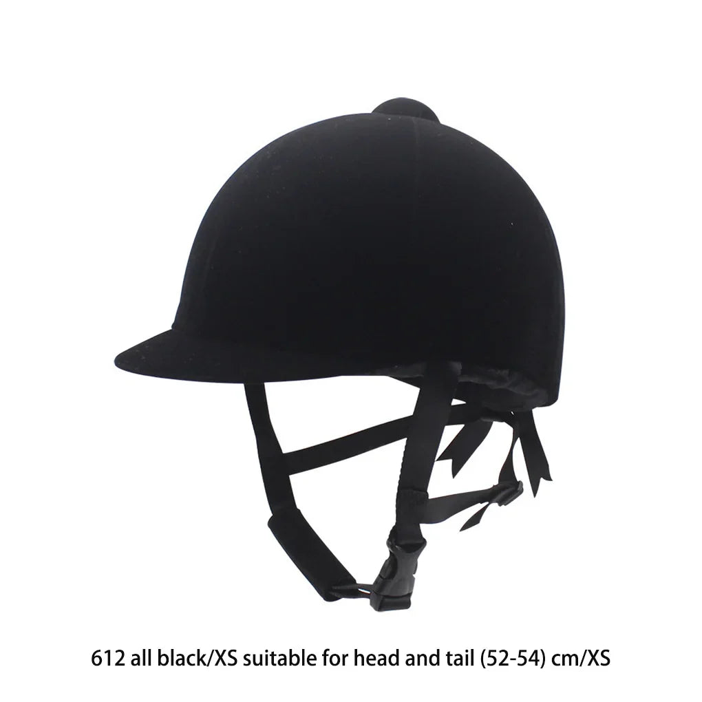 Equestrian Horse Riding Helmet Breathable Durable Half Cover Unisex Rider Outdoor Sports Adjustable Guard Children S