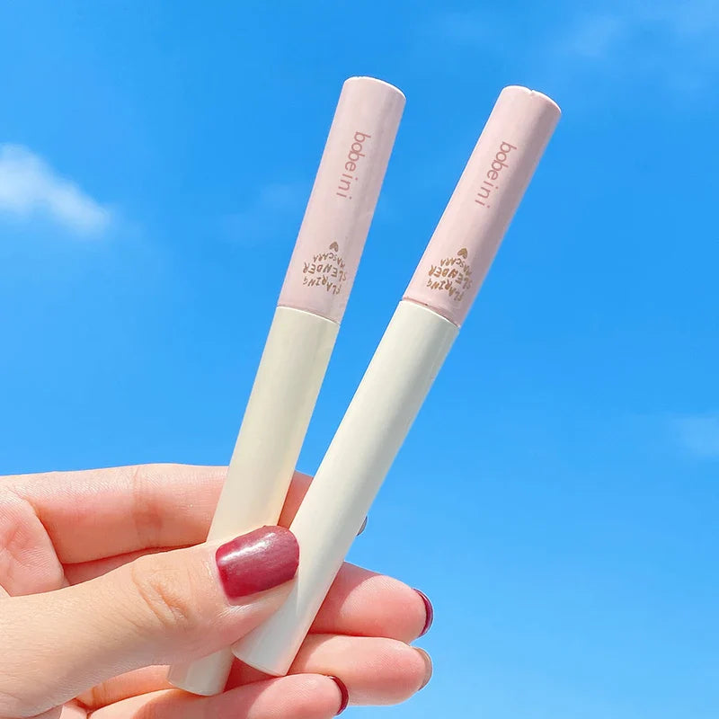 Mascara imperméable et sans maquillage, base allongée, cryptée, mince, bouclée et durable sans bavure