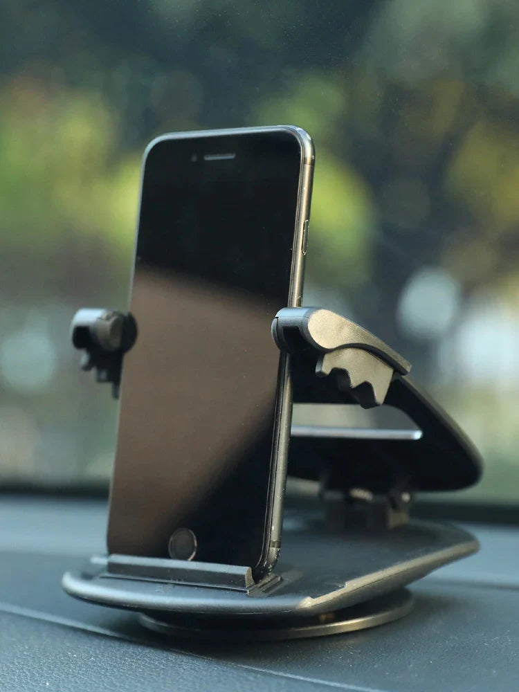 Cell Phone Holder For Car, Upgraded 360° Rotatable Phone Mount For Dashboard, Horizontal & Vertical Viewing Friendly Phone