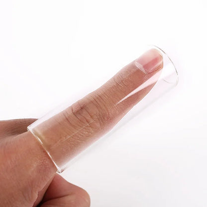 Barre coulissante de guitare 6CM, hauteur transparente, diapositives de doigt en verre pour guitare, Ukulele, Instruments à cordes, accessoires de guitare