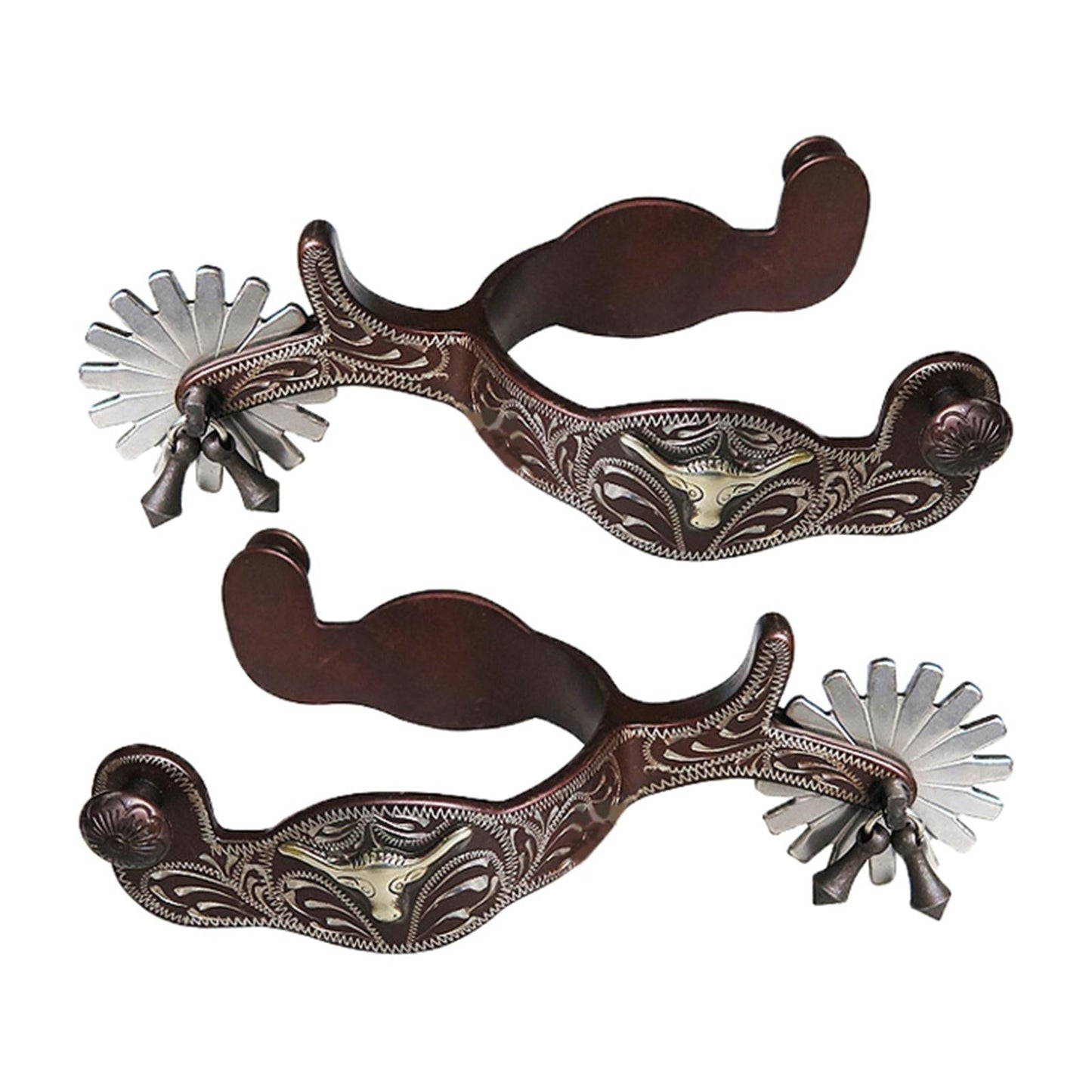 2x Horse Riding   Western Cowboy Spur for Equestrian Competition Racing
