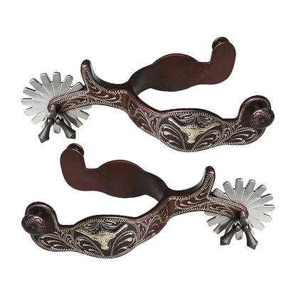 2x Horse Riding   Western Cowboy Spur for Equestrian Competition Racing