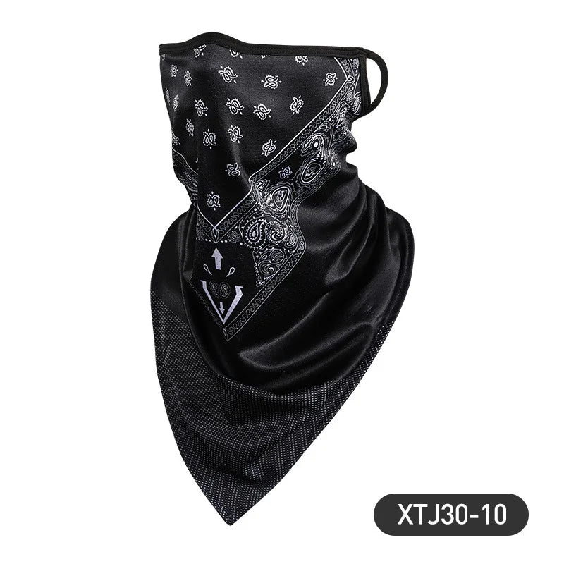 Cooling Neck Gaiter Bandana for Outdoor Activities Breathable Quick-Drying Sun Protection Motorcycle Motorbike Riding Scarf