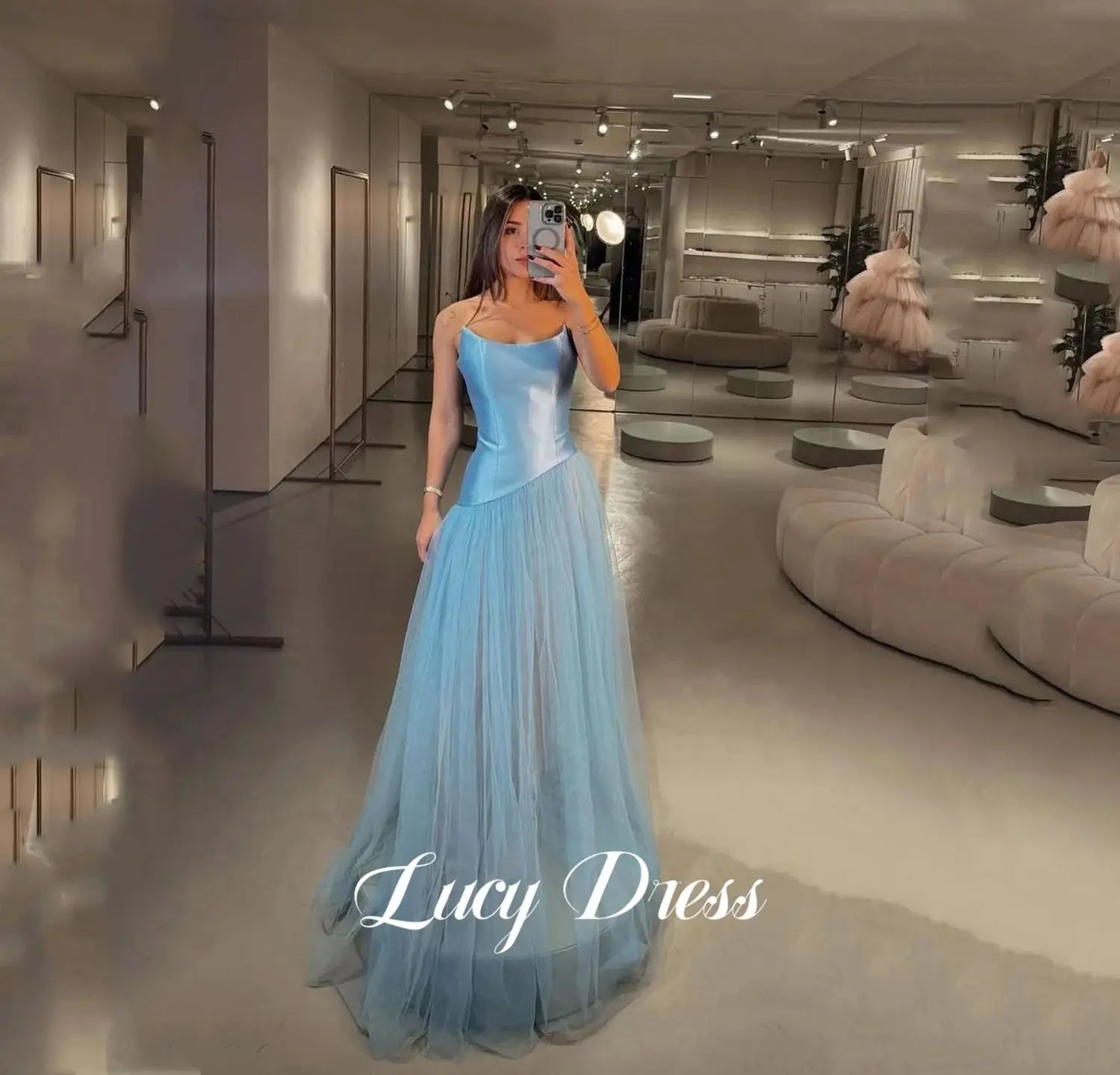 Lucy Customized Gala Dress Elegant Women's Dresses Wedding Party Dress Ball Gowns Evening Gown Robes De Cocktail Dresses gala
