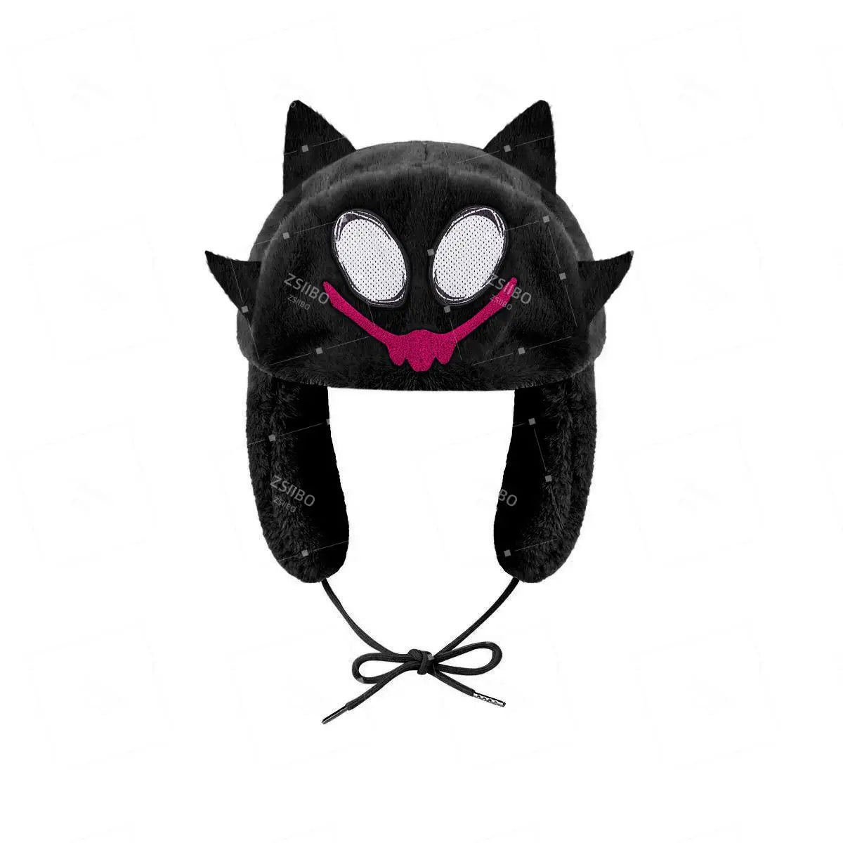 New Hot Winter Kuromi Spider Man Stitch Violent Bear Cartoon Hat Popular Man Women Cute Warm Ears Protection Hat New Year Gifts