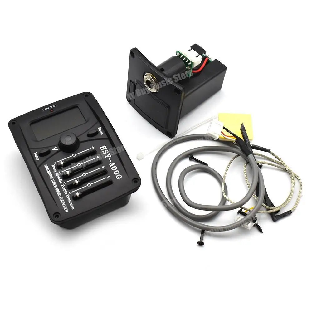HSY-400G JE514 up Acoustic JE514 up 4 Bandes EQ Égaliseur Préampli Piezo 514 up avec LCD Tuner JEAccessrespiration